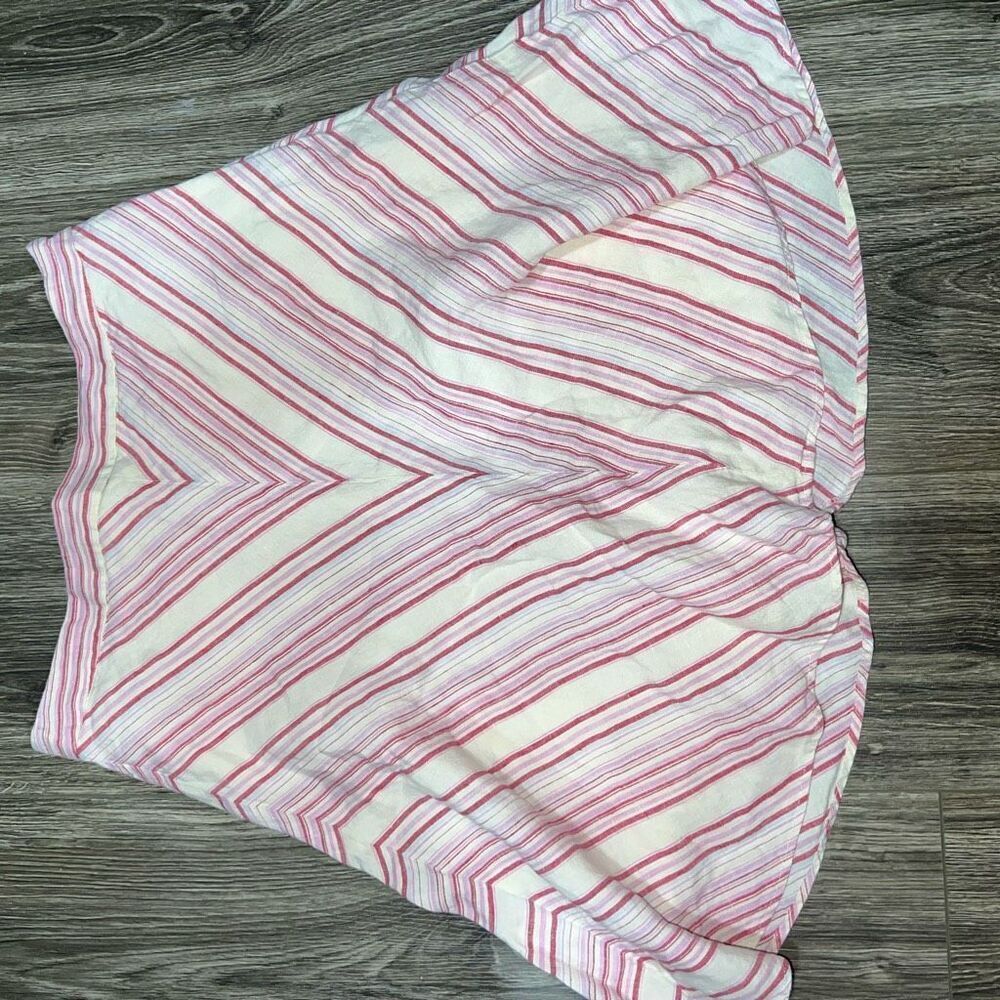 Banana Republic 6P stripped linen skirt